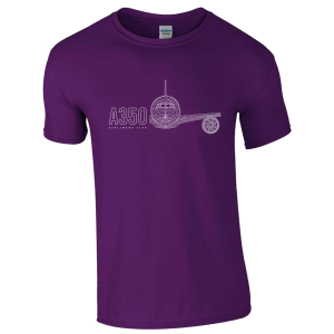 A350 Unisex T-Shirt - Purple
