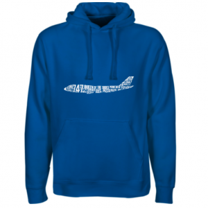 747 Queen of the Skies Unisex Hoodie - Royal Blue