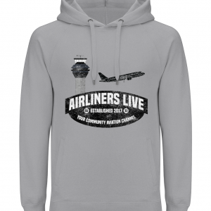 Retro Unisex Hoodie - Heather Grey