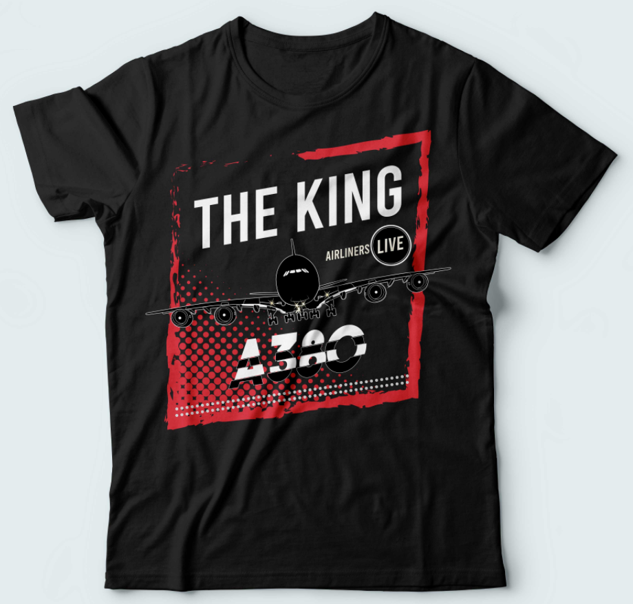 "The King" A380 T-Shirt